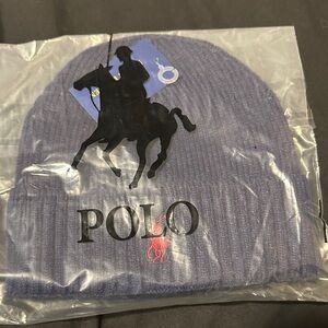 Polo by Ralph Lauren Blue Knit Beanie